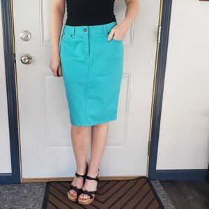 Talbots‎ Aqua Skirt